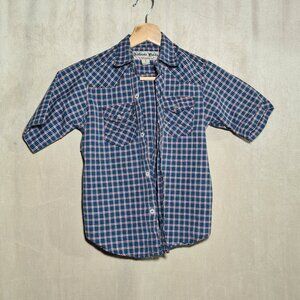 lot of 2 authentic plaids shirt size 7 boys